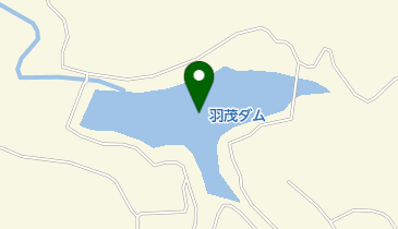 羽茂ダムの地図画像