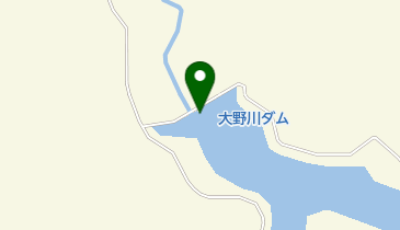 大野川ダムの地図画像