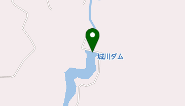 城川ダムの地図画像