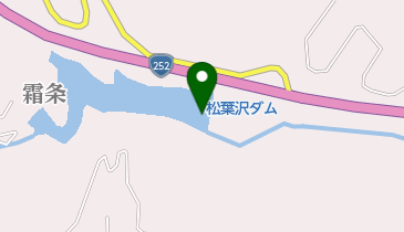 松葉沢ダムの地図画像