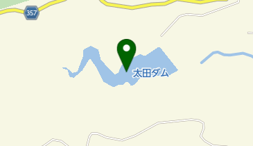 太田ダムの地図画像