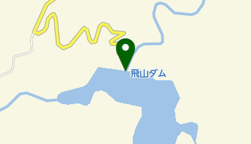 飛山ダムの地図画像