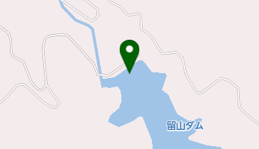 留山ダムの地図画像