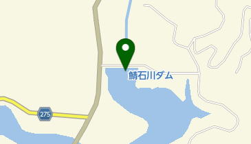 鯖石川ダムの地図画像