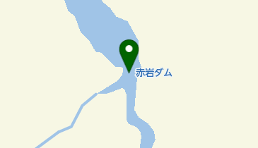 赤岩ダムの地図画像