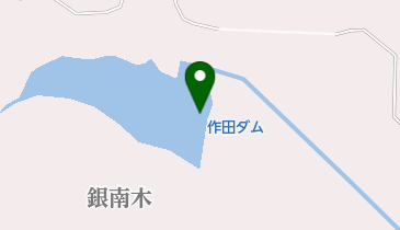 作田ダムの地図画像