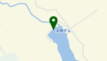 本郷ダムの地図画像