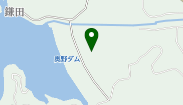 奥野ダムの地図画像