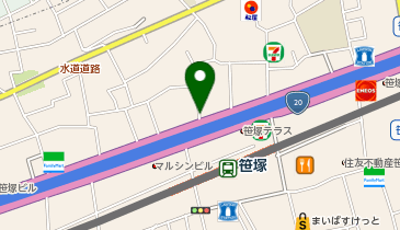 クリーニング スワローチェーン 笹塚店の地図画像