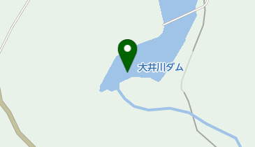 大井川ダムの地図画像