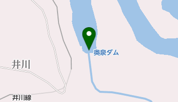 奥泉ダムの地図画像