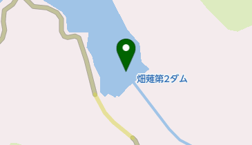 畑薙第二ダムの地図画像