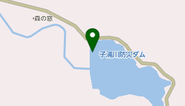 子浦川防災ダムの地図画像