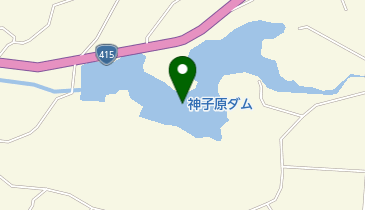 神子原ダムの地図画像