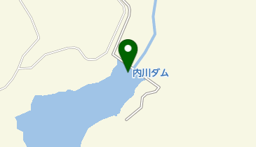 内川ダムの地図画像