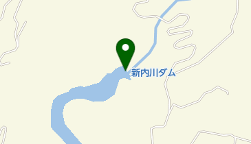 新内川ダムの地図画像