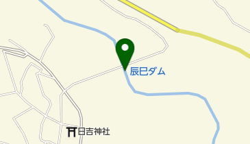 辰巳ダムの地図画像