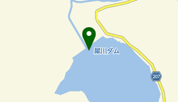 犀川ダムの地図画像