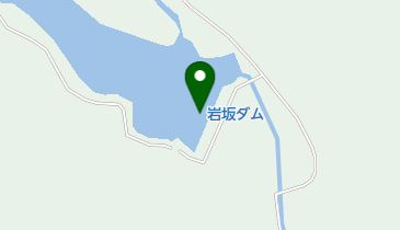 岩坂ダムの地図画像