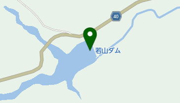 若山ダムの地図画像