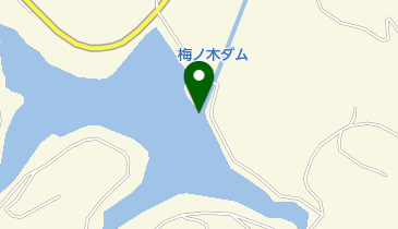 梅ノ木ダムの地図画像