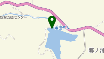 永田ダムの地図画像