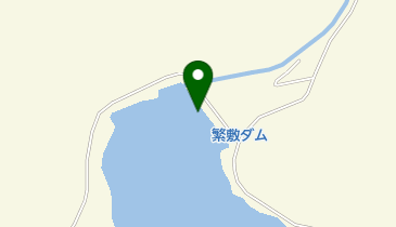 繁敷ダムの地図画像