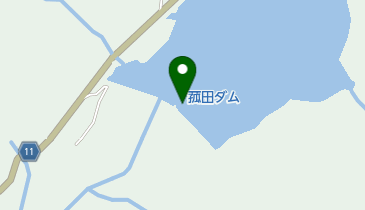 菰田ダムの地図画像