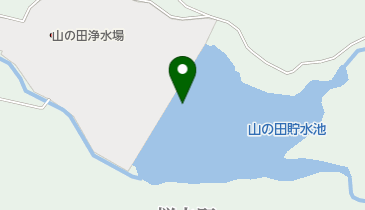 山の田ダムの地図画像