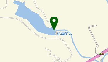 小浦ダムの地図画像