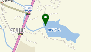 落矢ダムの地図画像