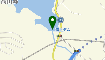 浦上ダムの地図画像