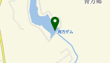 青方ダムの地図画像