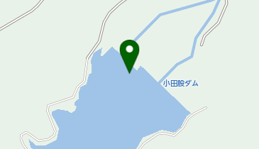 小田股ダムの地図画像