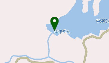 中津ダムの地図画像