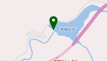 茗荷谷ダムの地図画像
