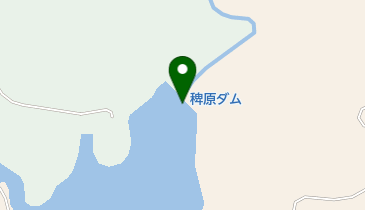 稗原ダムの地図画像