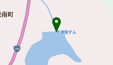 志津見ダムの地図画像