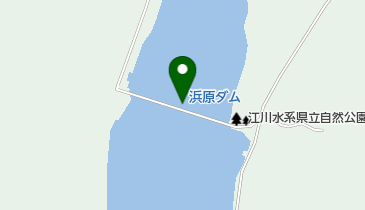 浜原ダムの地図画像