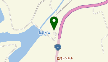 福井ダムの地図画像