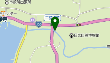 中禅寺ダムの地図画像