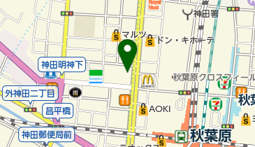 ベルサール秋葉原の地図画像