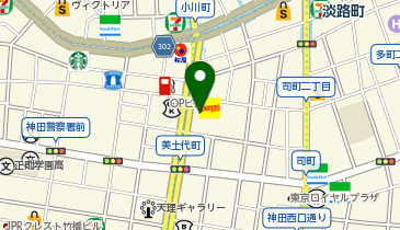 ベルサール神田の地図画像