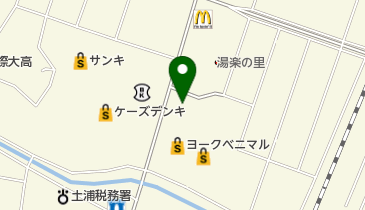 筑波ほけんプラザ土浦の地図画像