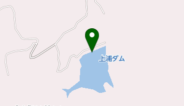 上浦ダムの地図画像