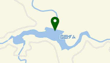 瓜田ダムの地図画像