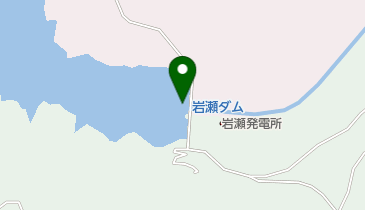 岩瀬ダムの地図画像