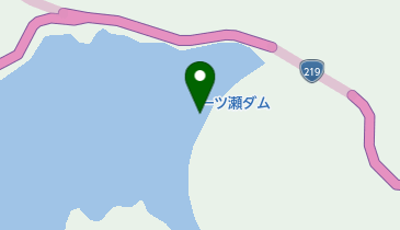 一ツ瀬ダムの地図画像