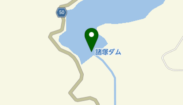 諸塚ダムの地図画像