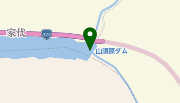 山須原ダムの地図画像